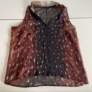 Garnish sheer blouse M